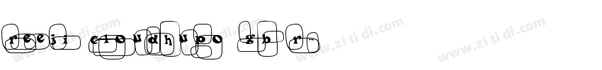 Reeji CloudHuPo GB R字体转换
